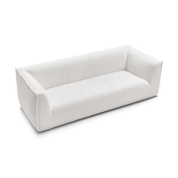 Biała sofa z materiału bouclé 242 cm Giorgia – Bobochic Paris-image-4