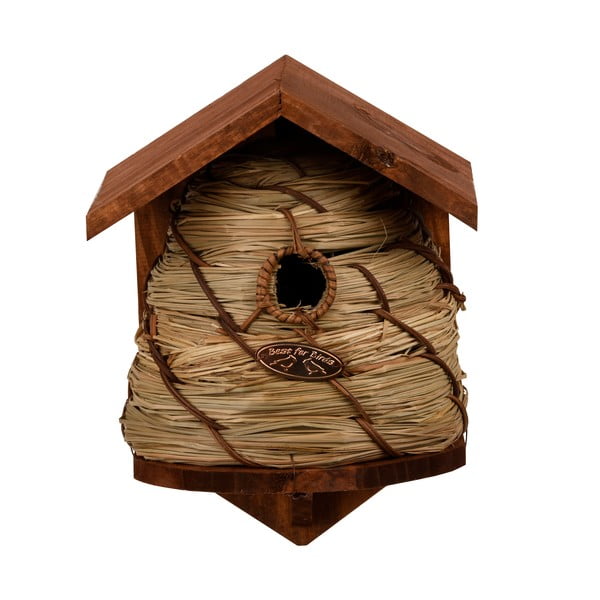 Drewniano-trzcinowa budka dla ptaków Hive – Esschert Design
