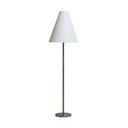 Lampa stojąca w kolorze srebra z tekstylnym kloszem (wysokość 153 cm) Navat – Kave Home