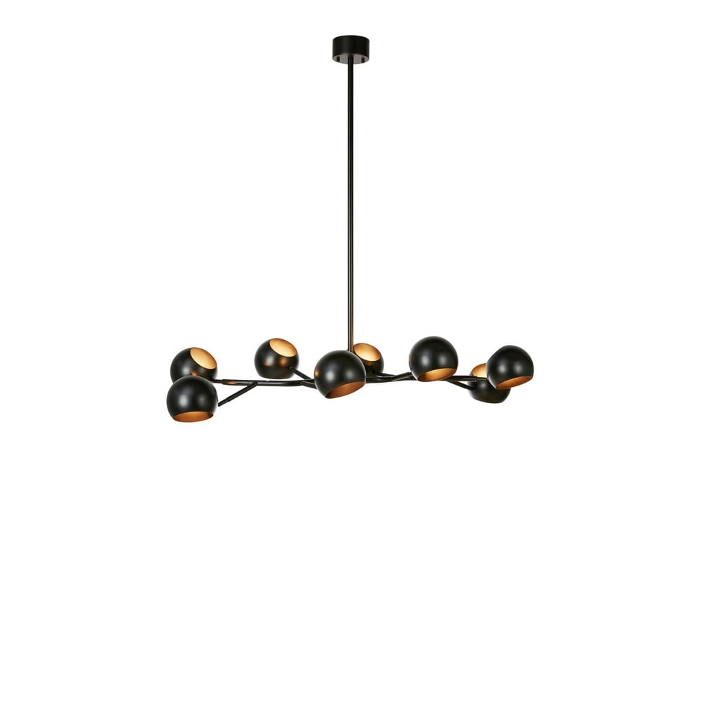 Czarna lampa wisząca z metalowym kloszem Edgar – Markslöjd (zdjęcie 5)