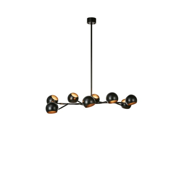 Czarna lampa wisząca z metalowym kloszem Edgar – Markslöjd-image-4