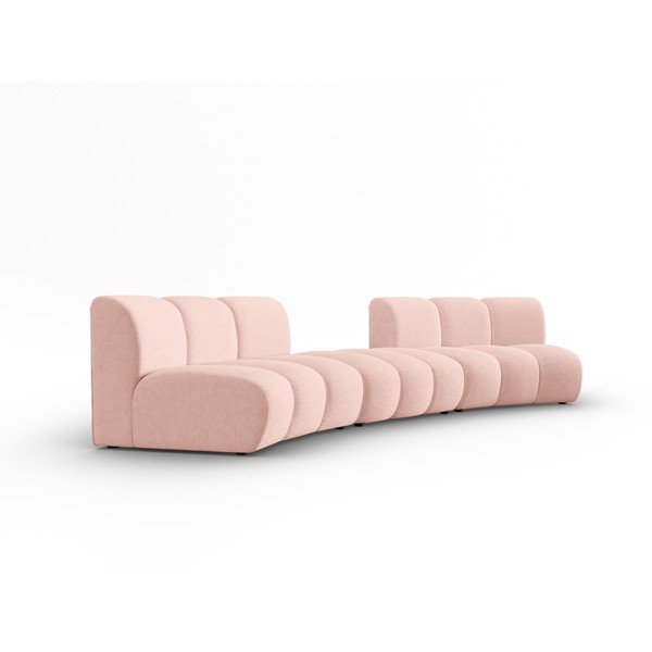 Różowa sofa 367 cm Lupine – Micadoni Home-image-2