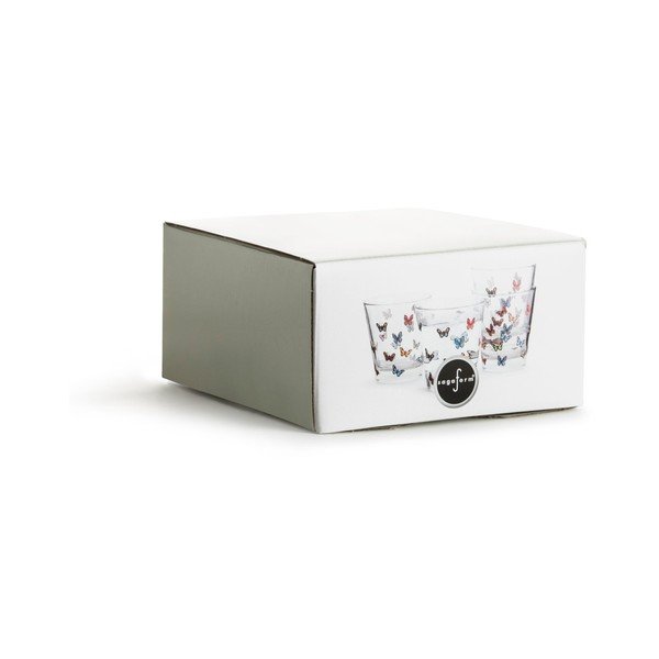 Zestaw 4 szklanek Sagaform Butterflies, 200 ml-image-1