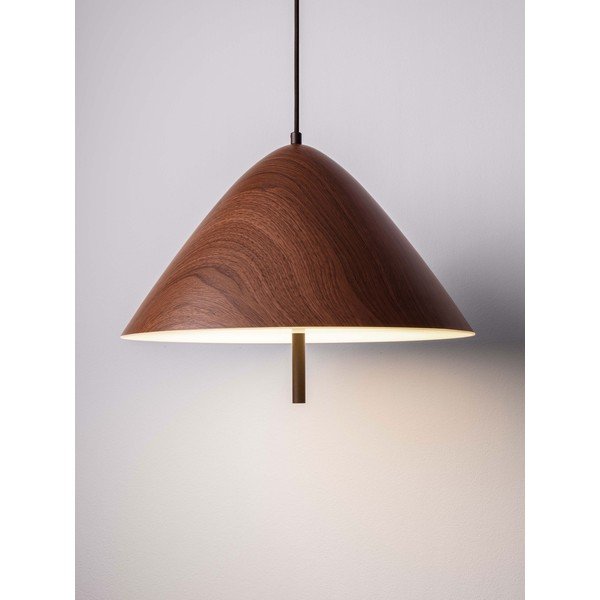 Metalowa lampa wisząca LED w naturalnym kolorze z metalowym kloszem ø 40 cm Oros – Nova Luce-image-2