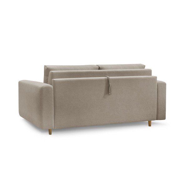 Szarobrązowa sofa do spania/rozkładana 220 cm Cocoone – Bobochic Paris-image-4