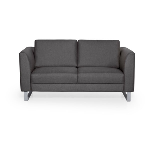 Antracytowa sofa 2-osobowa Scandic Geneve