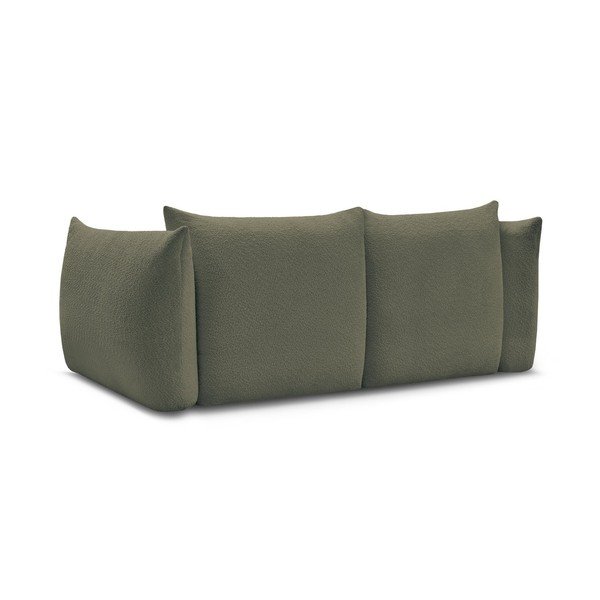 Zielona sofa z materiału bouclé 234 cm Azra – Bobochic Paris-image-4