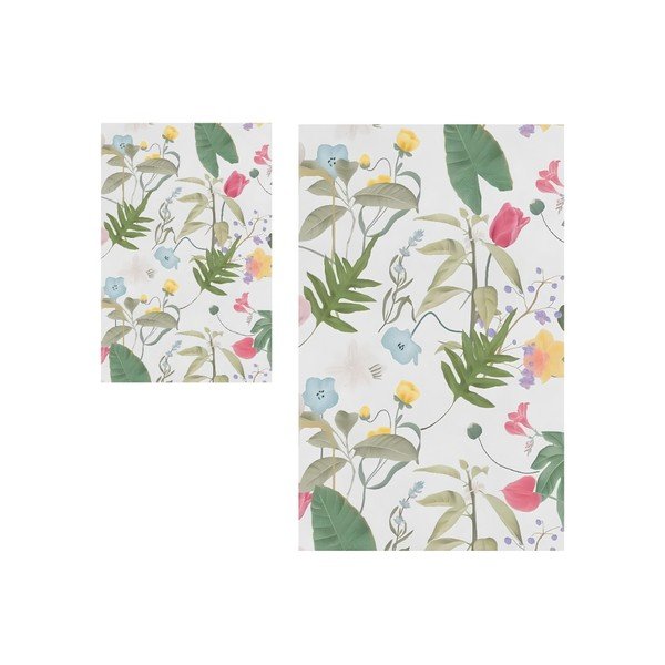 Dywaniki łazienkowe zestaw 2 szt. 60x100 cm Floral – Mila Home