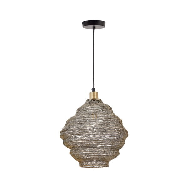 Lampa wisząca w kolorze złota z metalowym kloszem ø 30 cm Sarraco – Kave Home