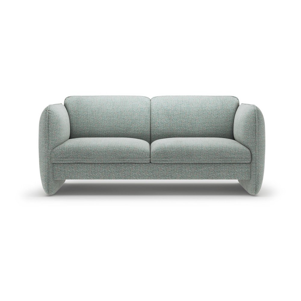 Niebieska sofa z tkaniny szenilowej 168 cm Georgia – Micadoni
