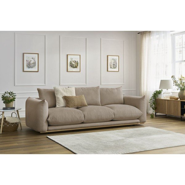 Beżowa sofa 265 cm Ernest – Bobochic Paris-image-1
