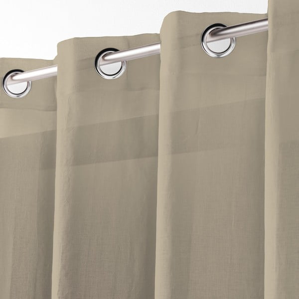 Beżowa firanka 140x280 cm Telma – douceur d'intérieur-image-1