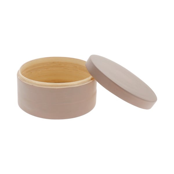 Brązowy pojemnik bambusowy z pokrywką Compactor Bamboo Box-image-1