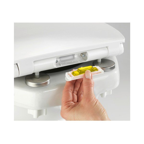 Deska sedesowa z kapsułka zapachową i mechanizmem Easy-Close Wenko Mora, 44,5x37 cm-image-1