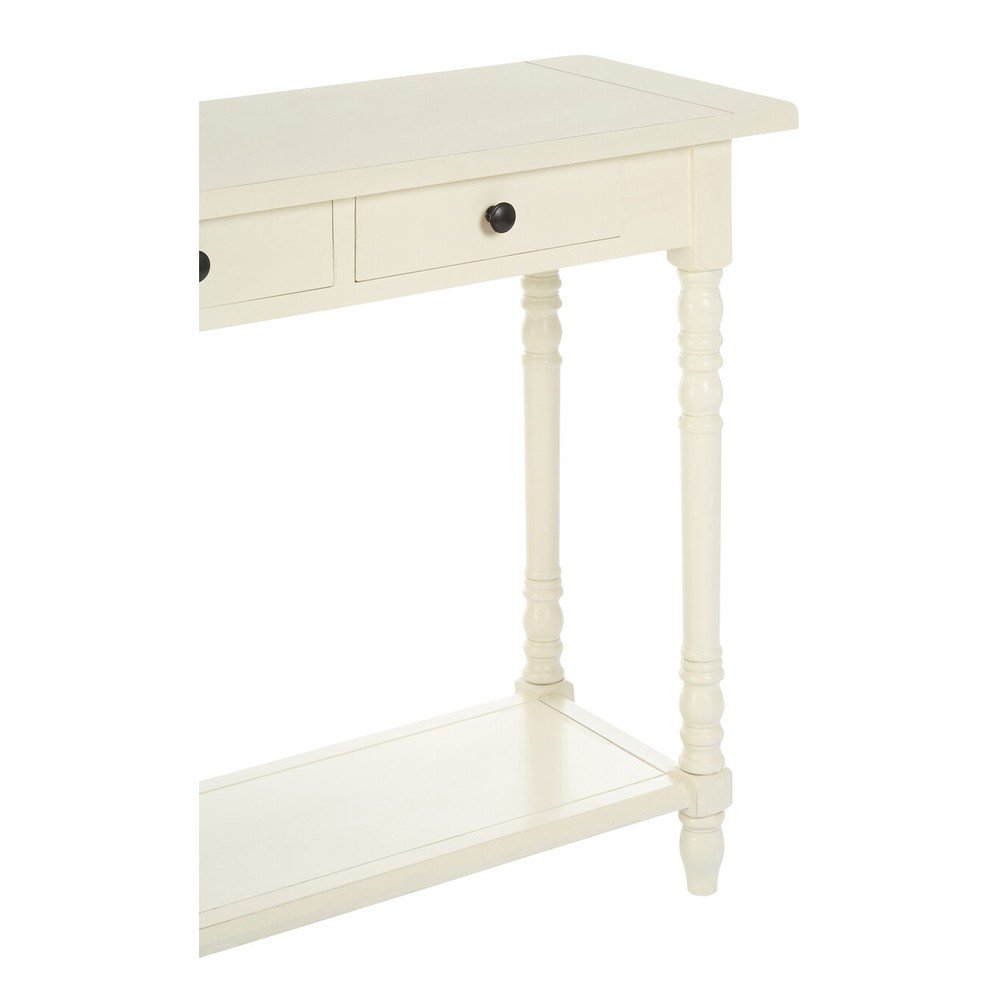 Konsola z litego drewna sosnowego w kolorze kości słoniowej 35x96 cm Heritage – Premier Housewares (zdjęcie 7)