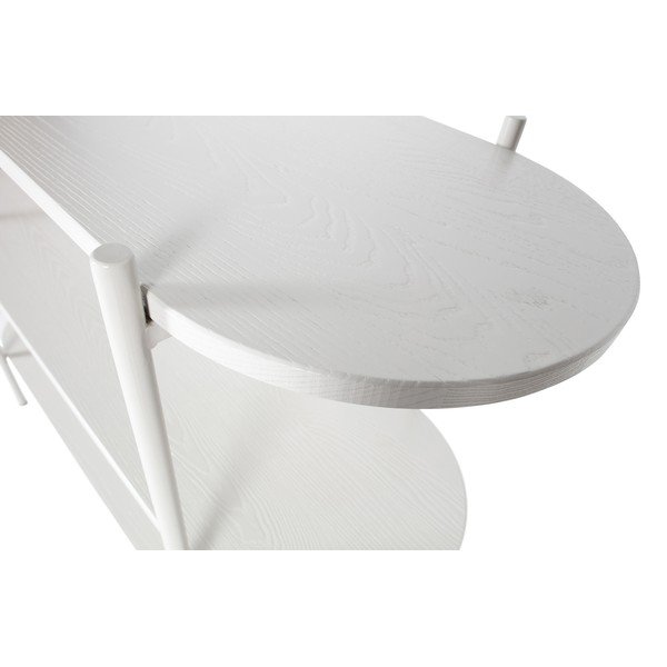 Jasnoszary regał z litego drewna jesionowego 120x92 cm Tender – BePureHome-image-1