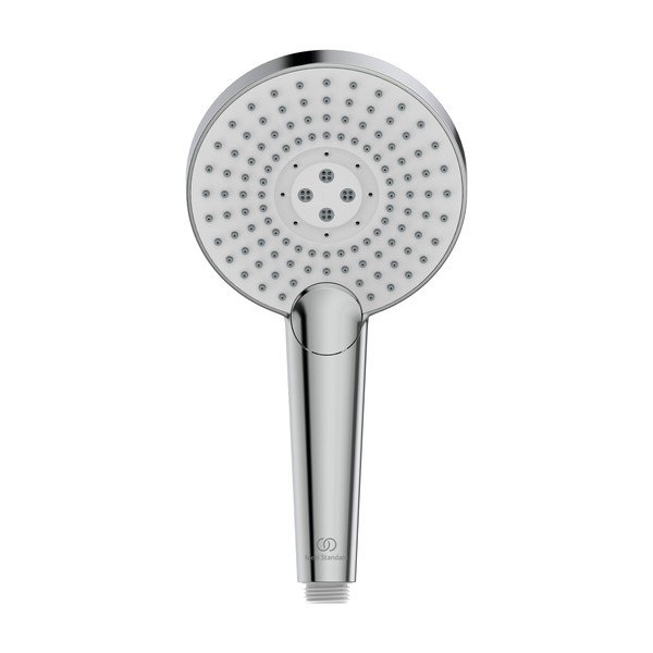 Plastikowa słuchawka prysznicowa w kolorze srebra z połyskiem IdealRain Evo Jet – Ideal Standard-image-2