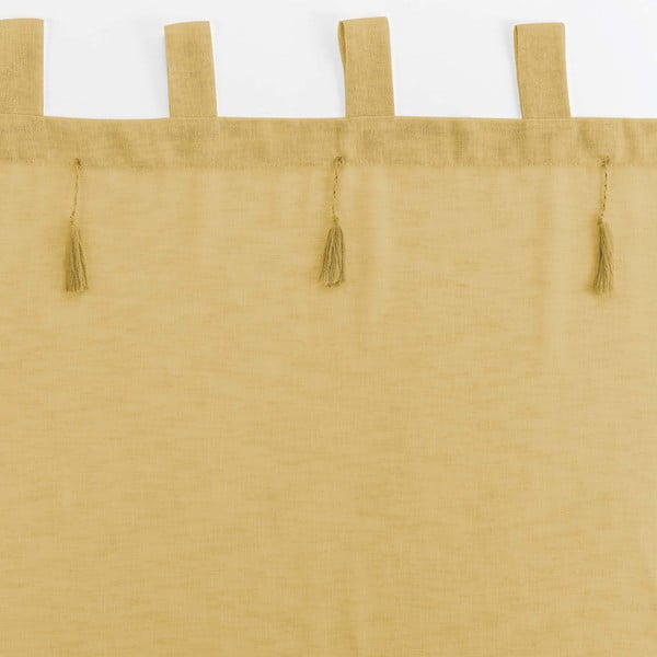 Żółta firanka 140x240 cm Dalila – douceur d'intérieur-image-3