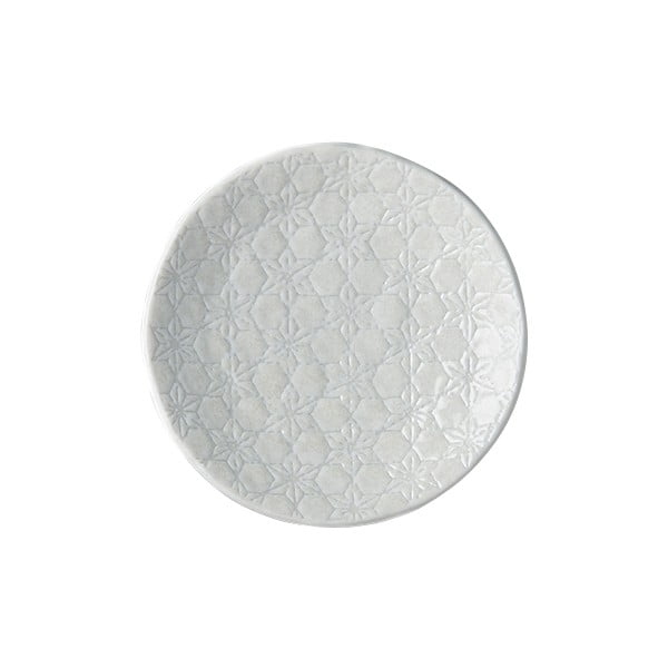 Biały talerz ceramiczny MIJ Star, ø 13 cm