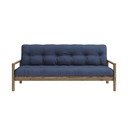 Ciemnoniebieska rozkładana sofa 205 cm Knob – Karup Design