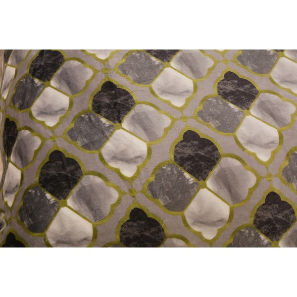 Zielono-szara pościel jednoosobowa z mikropluszu 140x200 cm – My House-image-2