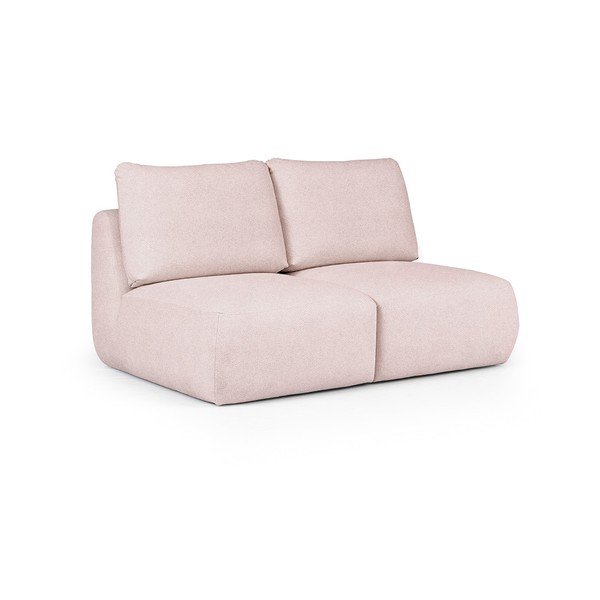 Jasnoróżowa sofa z materiału bouclé 164 cm Mirel – Rodier-image-2