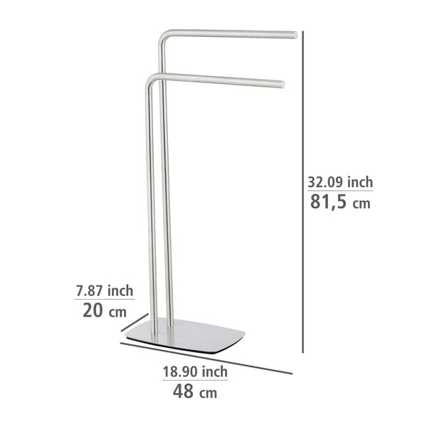 Stojak na ręczniki ze stali nierdzewnej Iria – Wenko-image-3