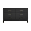 Czarna komoda 144x85x41 cm Westerleigh – Støraa