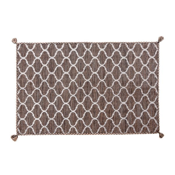 Brązowy dywan ręcznie tkany Navaei & Co Elegant Kilim 363, 180x120 cm