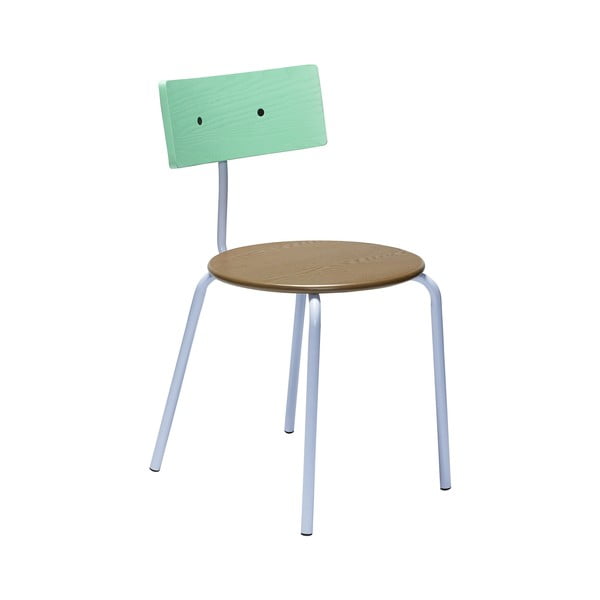 Zielono-naturalne krzesła zestaw 4 szt. Koi – Hübsch