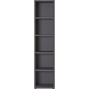 Antracytowy regał 45x197 cm Agenda – Germania