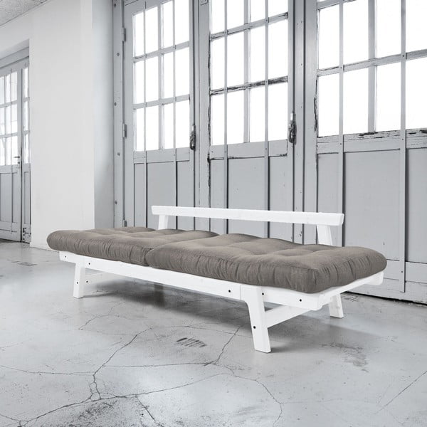 Sofa rozkładana Karup Step White/Granite Grey-image-3