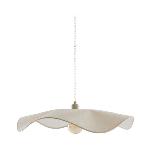 Kremowa papierowa lampa wisząca ø 70 cm Monchi – Jotex