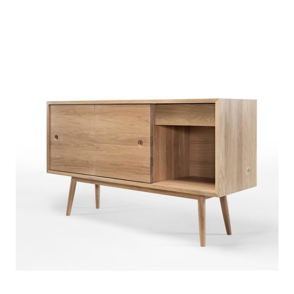 Komoda z drewna dębowego Wewood-Portuguese Joinery Classic, dł. 130 cm-image-1