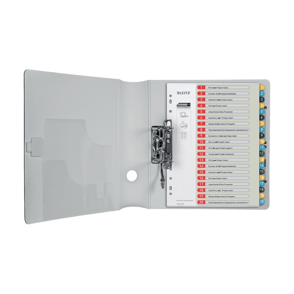 Zestaw 5 przekładek numerycznych z 20 etykietami Leitz, A4-image-2