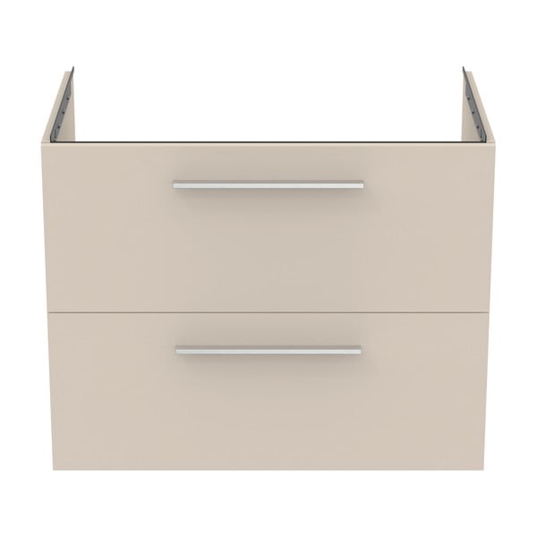 Kremowa wisząca szafka pod umywalkę 80x63 cm i.Life B – Ideal Standard
