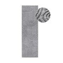 Szary chodnik 80x240 cm Chappe Light Grey – Elle Decoration