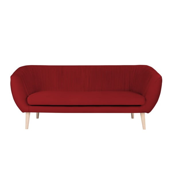 Czerwona sofa 3-osobowa  Paolo Bellutti Massimo