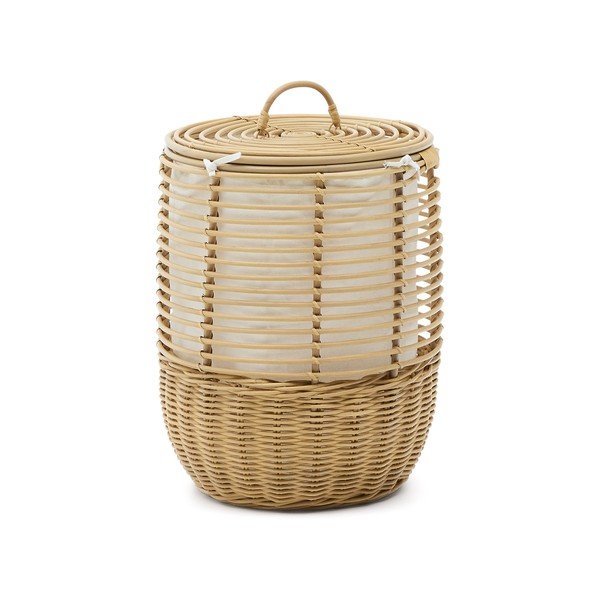 Rattanowy kosz na pranie w naturalnym kolorze Liora – Kave Home
