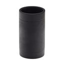 Czarny kubek na szczoteczki do zębów z żywicy polimerowej Sisel – Kave Home