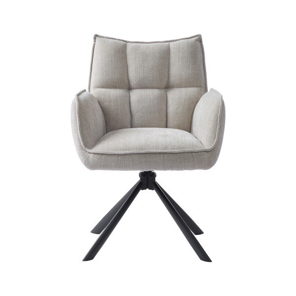 Kremowe tapicerowane fotele jadalniane zestaw 2 szt. Marilla – Unique Furniture-image-2