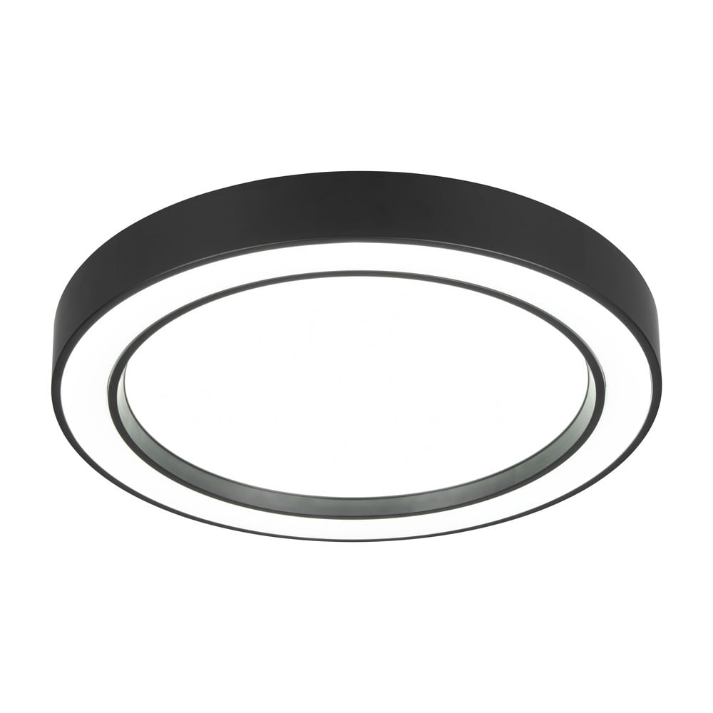 Czarno-biała lampa sufitowa LED ø 40 cm Arco – Reality