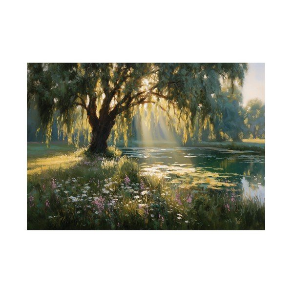 Obraz 113x85 cm Sunlit Willow – Styler