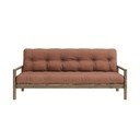 Pomarańczowobrązowa rozkładana sofa 205 cm Knob – Karup Design