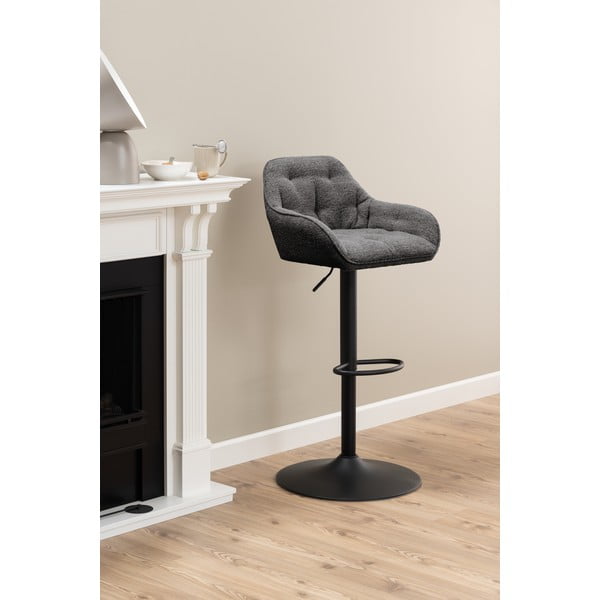 Ciemnoszare hokery obrotowe zestaw 2 szt. 109 cm Brooke – Actona-image-1