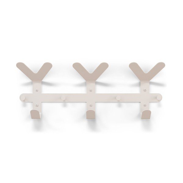 Szarobrązowy stalowy wieszak ścienny 66 cm Frondo – Spinder Design-image-2