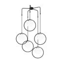 Czarna metalowa lampa wisząca Opviq lights Satyros