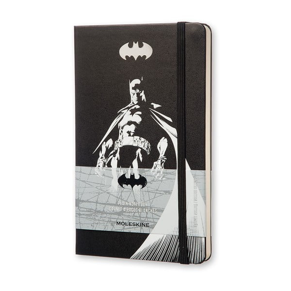 Czarny notatnik gładki Moleskine Batman, duży-image-4