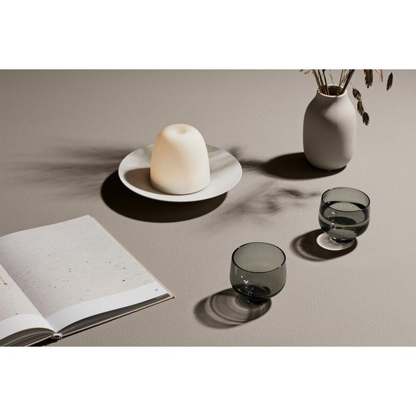 Zestaw 2 czarnych szklanek Blomus Flow, 220 ml-image-1