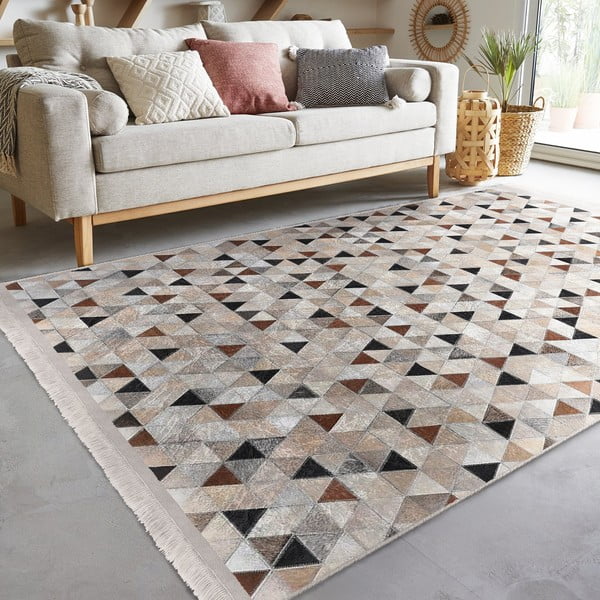 Szaro-beżowy dywan 160x230 cm – Mila Home-image-1